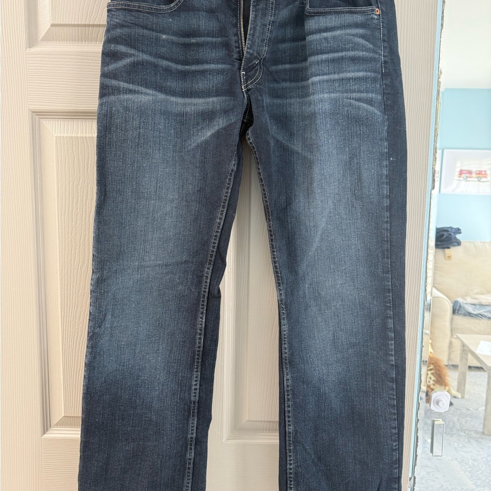 Levi's Blue Straight Jeans Classic Style - 34 32